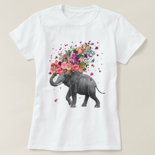 Camiseta Elephant Splash (Frente do Design)