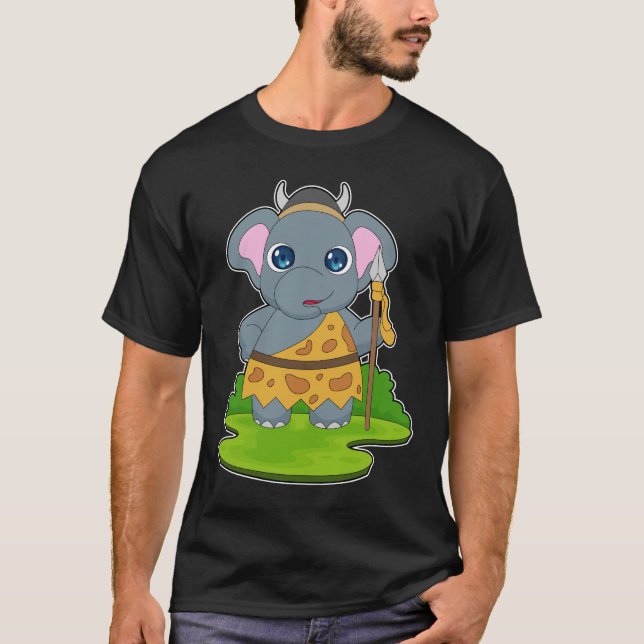 Camiseta Elephant Warrior Spear (Frente)