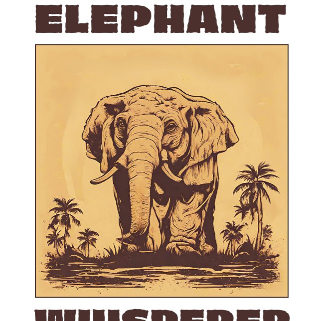 Camiseta Elephant Whisperer (Criador carregado)