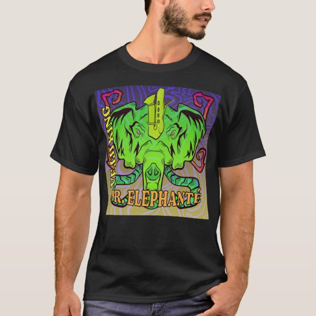 Camiseta Elephanté T-Shirt (preto+multicor) (Frente)
