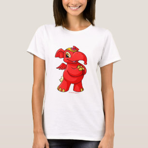 Camiseta Elephante vermelho alegre