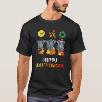 Elephants Happy Hallothanksmas Calf Halloween Elep