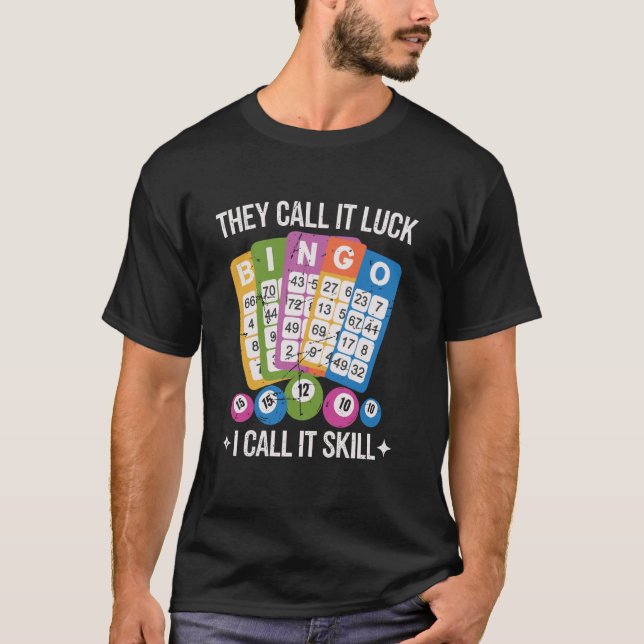Camiseta Eles Chamam de Sorte Eu Chamo de Habilidade Divers (Frente)