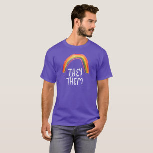Camiseta ELES/ELES Pronunciam Rainbow Handlettering T-Shirt