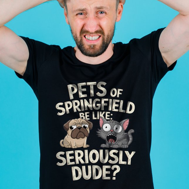 Camiseta Eles estão comendo cachorros comendo gatos animais (Criador carregado)