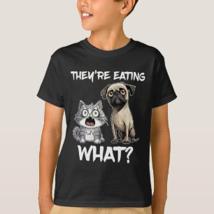 Camiseta Eles estão comendo o que o cão nos faz a eleição d