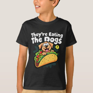 Camiseta Eles Estão Comendo Os Cães Engraçado Trump Os Gato