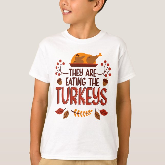 Camiseta Eles Estão Comendo os Perus (Frente)