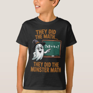 Camiseta Eles Fizeram Fantasia de Halloween de Professor de