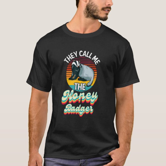Camiseta Eles Me Chamam De Badger De Mel (Frente)