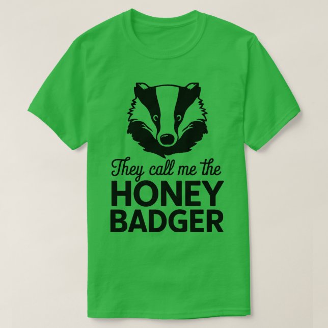 CAMISETA ELES ME CHAMAM DE MEL BADGER 1 (Frente do Design)
