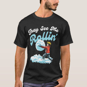 Camiseta Eles Me Veem Rolando Snowll Natal 2024 