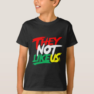 Camiseta Eles Não Gostam de Nós Juneteeth Mês da História N