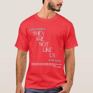 Camiseta Eles Não São Como T-Shirt Dos EUA