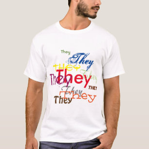Camiseta Eles ou Pronome Personalizado em Todo Lugar