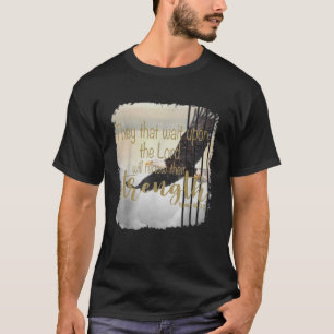 Camiseta Eles Que Esperam Pelo Senhor Christian Faith Vinta