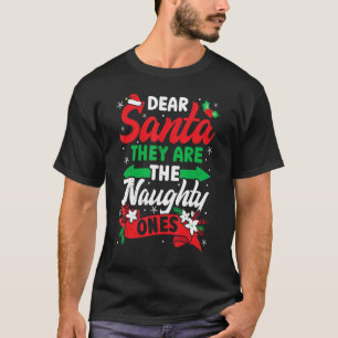 Camiseta Eles São Os Travessos Papai Noel Feliz Natal