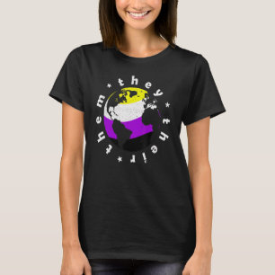 Camiseta Eles São Suas Pronuncias Não Binárias Lgbtq