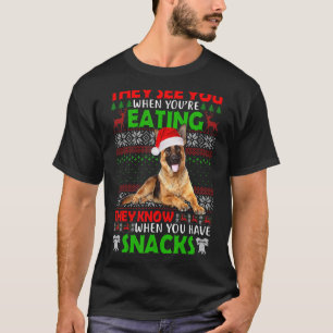 Camiseta Eles te veem quando você está comendo cachorro ale
