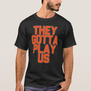 Camiseta Eles têm que nos tocar frente e trás da letra 1