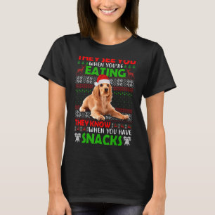 Camiseta Eles veem você quando você está comendo coquetel S
