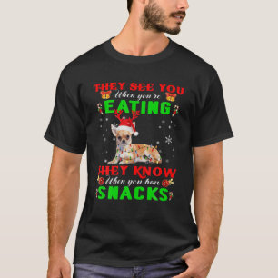 Camiseta Eles Vêm Você Comendo Papais noeis De Reinado De