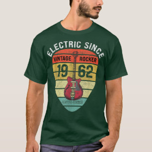 Camiseta Elétrica Desde 1962 Edição Limitada Guitarra Vinta