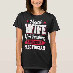 Camiseta Elétrica Lineman Esposa Eletrônica