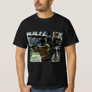Camiseta Eletricista Comercial Vintage Trabalhando em Tempe