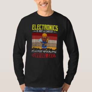 Camiseta Eletricista Masculino Não É Uma Carreira Fio De El
