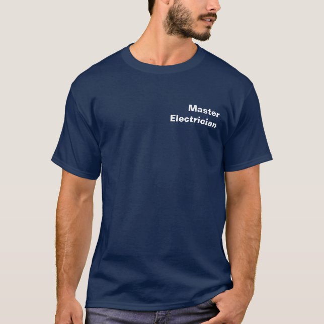 Camiseta Eletricista Mestre (Frente)