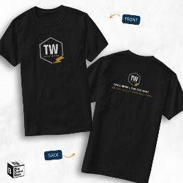Camiseta Eletricista Profissional de Serviços Elétricos Log