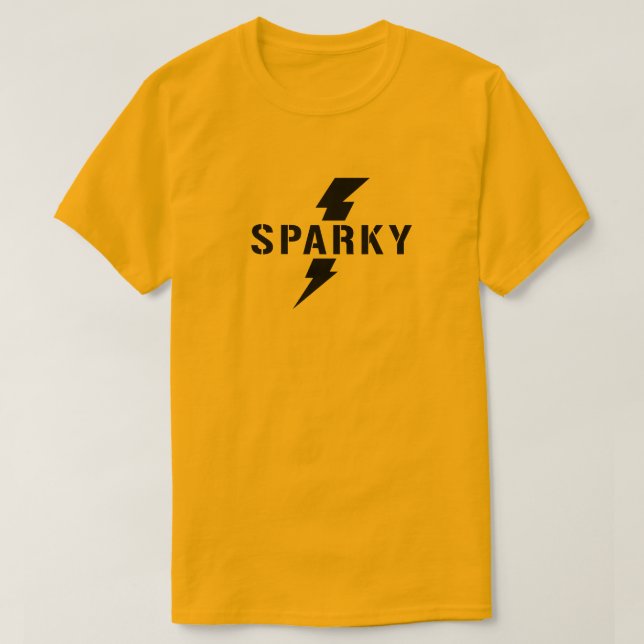 Camiseta Eletricista Sparky (Frente do Design)