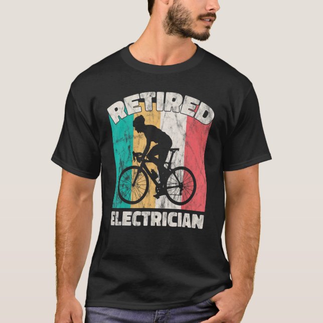 Camiseta Elétrico aposentado (Frente)