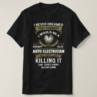 Camiseta Elétrico Automático Antigo Grumpy