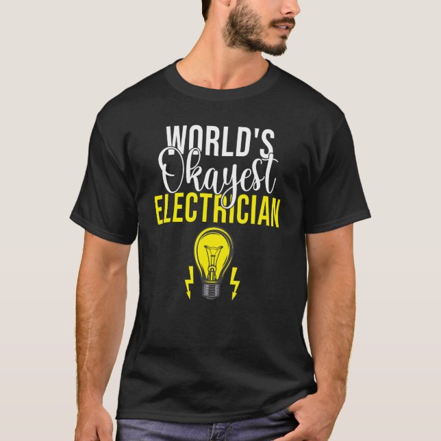 Camiseta Elétrico de Engenheiro Elétrico Lineman (Frente)