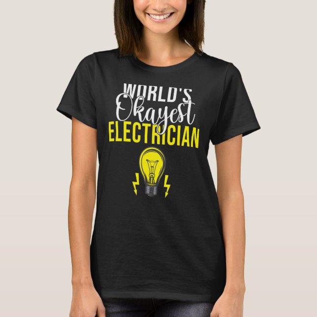 Camiseta Elétrico de Engenheiro Elétrico Lineman (Frente)