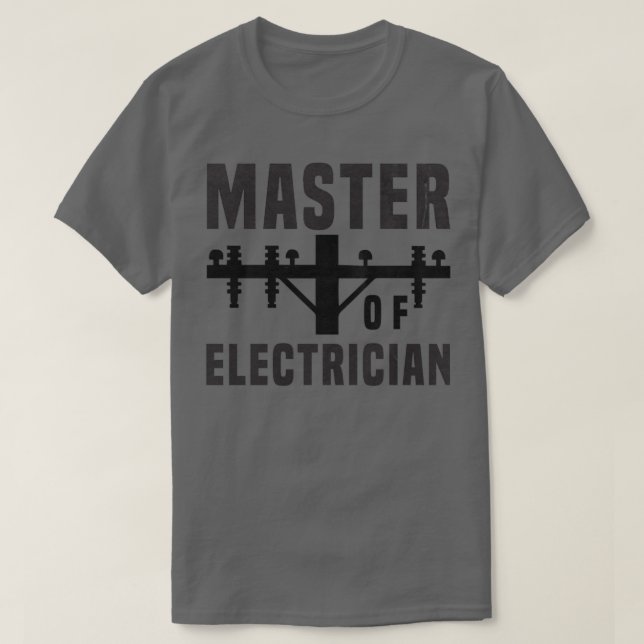 Camiseta Elétrico dizendo 1 (Frente do Design)