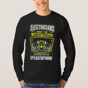 Camiseta Elétrico do Speakerphone