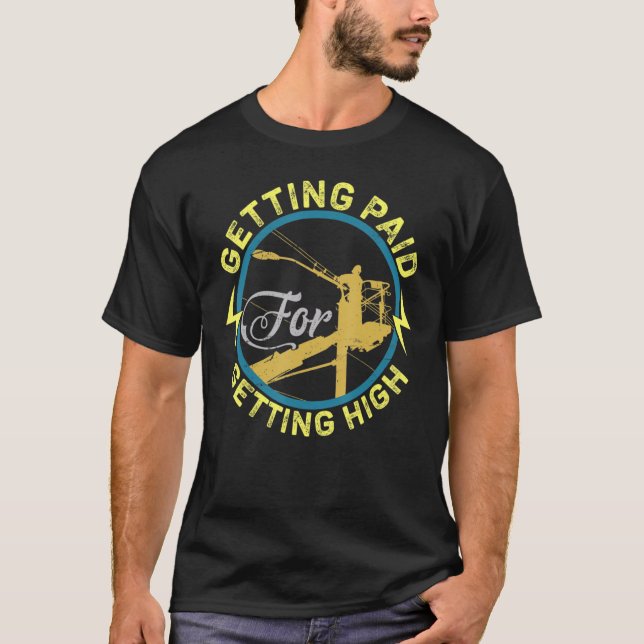 Camiseta Elétrico Elétrico, Homens (Frente)