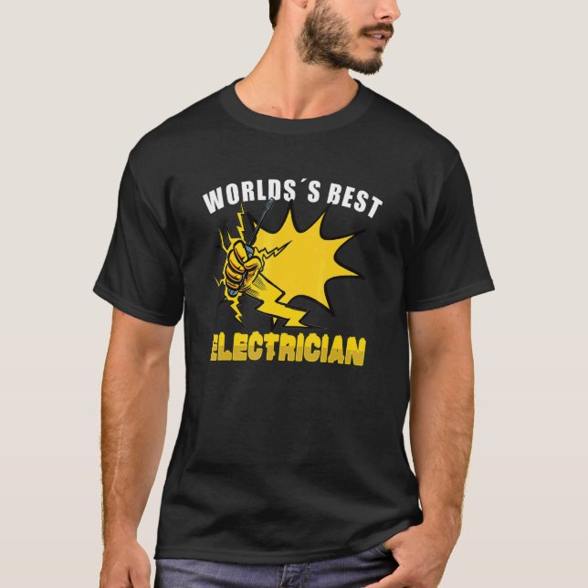Camiseta Elétrico Engenheiro Elétrico Lineman (Frente)
