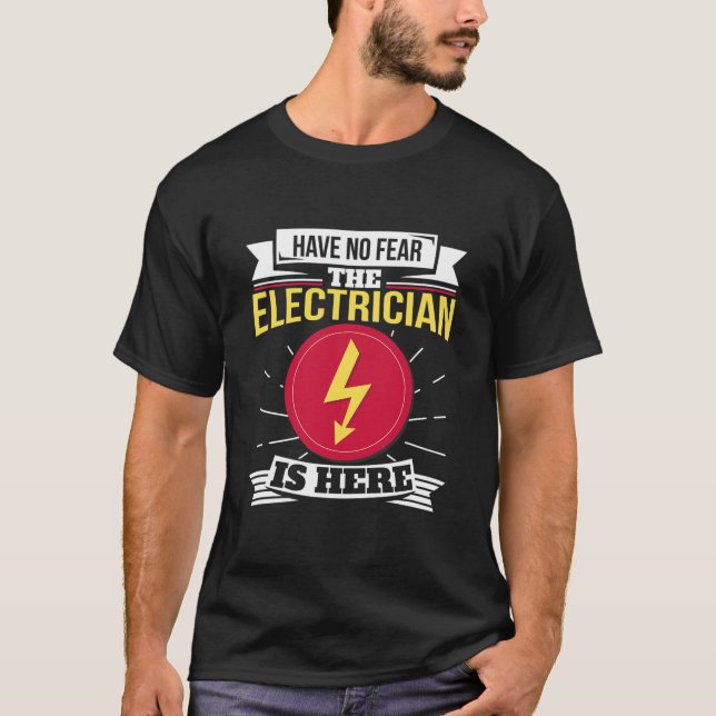 Camiseta Elétrico Engenheiro Lineman  (Frente)