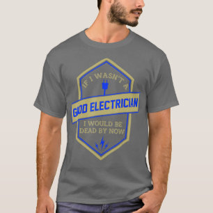 Camiseta Elétrico Engraçado Gift Men Lineman Journeyman
