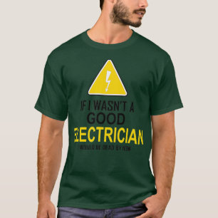 Camiseta Elétrico Engraçado Presente Para Homens Legal Elét