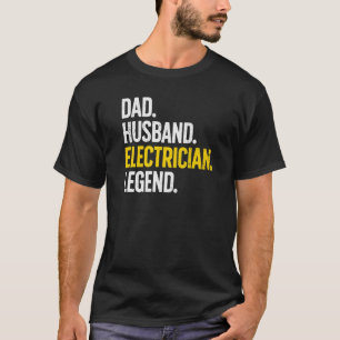 Camiseta Elétrico Para Pai Marido Engenheiro Elétrico 1
