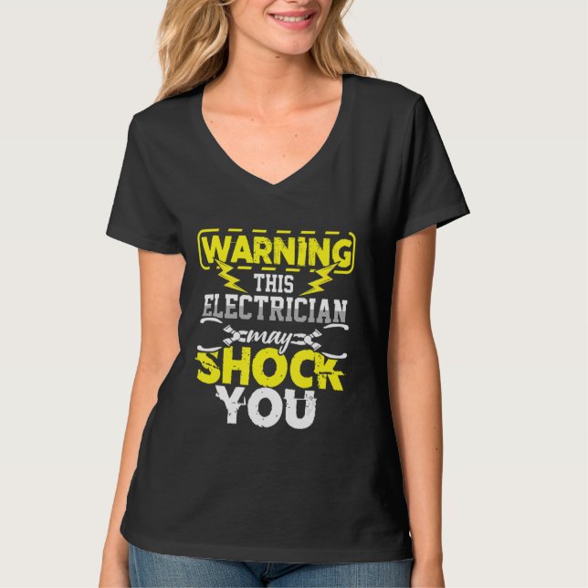 Camiseta Elétrico Pode Te Chocar Elétrico Li (Frente)