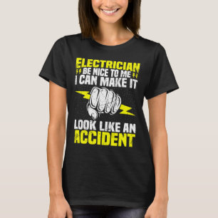 Camiseta Elétrico Seja Legal Para Mim Engenheiro Elétrico L