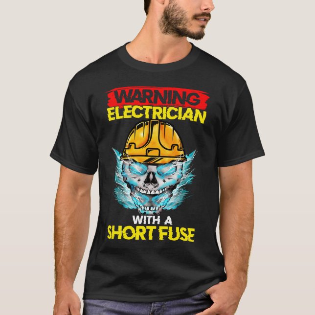 Camiseta Elétricos de Fusível Curto (Frente)