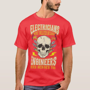 Camiseta Elétricos Engraçados Citam Eletrônico