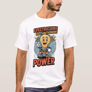 Camiseta Elétricos fazem isso com mais luz